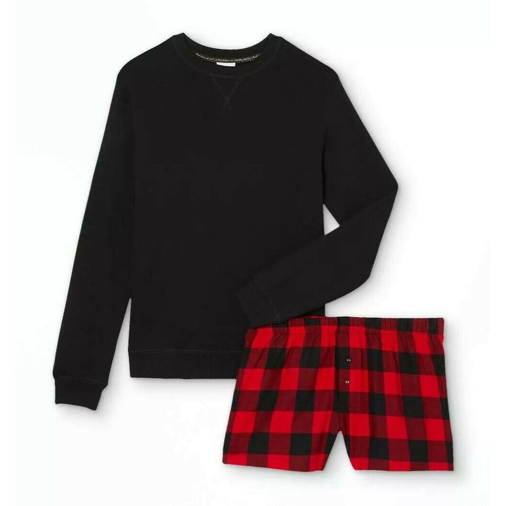 Women's Red Black Wondershop 3pc Backpack and Pajama Shorts Set Target Size XS - Picture 2 of 7